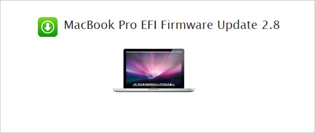 Firmware Update Macbook Pro