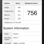 Test iPada trzeciej generacji pokazuje procesor 1 GHz i 1 GB RAM