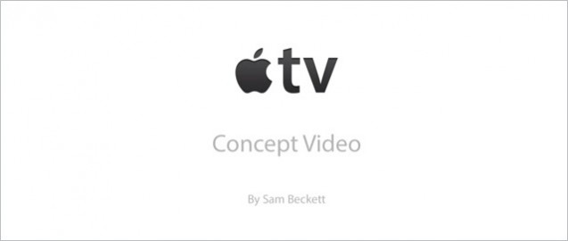 Koncepcja zestawu telewizyjnego Apple skierowana na intuicyjne sterowanie iPadem