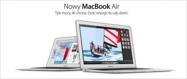 Apple prezentuje nowe MacBooki Air z procesorami Haswell i całodniową żywotnością baterii