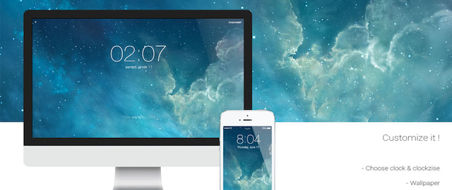 Nowy wygaszacz ekranu przenosi wygląd blokady ekranu iOS 7 na komputer Mac