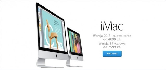 Apple wypuszcza zaktualizowane i tańsze wersje swoich komputerów iMac