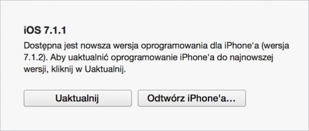 Apple wypuszcza iOS 7.1.2 z drobnymi poprawkami błędów