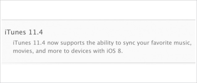 Apple udostępnia iTunes 11.4 dla OS X Mavericks dając wsparcie dla iOS 8