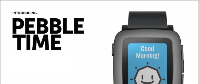 Pebble prezentuje nowy projekt zegarka Pebble Time z kolorowym wyświetlaczem