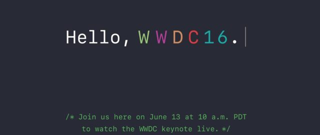 Apple będzie transmitował prezentację otwierającą WWDC 2016
