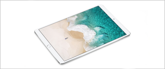 Renderingi 10.5-calowego iPada Pro z trzema mikrofonami i cienkimi ramkami bocznymi