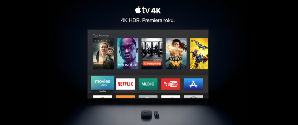 Apple prezentuje „Apple TV 4K” z wsparciem 4K i HDR