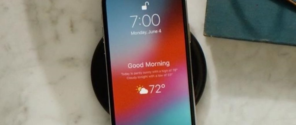 widżet pogody na ekranie blokady iPhone