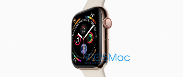 Apple przypadkowo pokazuje zdjęcie nadchodzącego modelu Apple Watch Serii 4 z większym wyświetlaczem