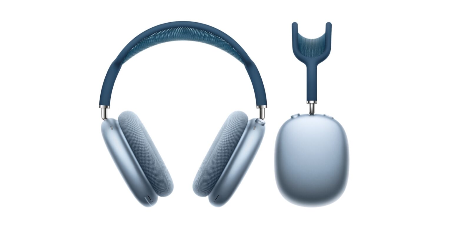 błekitne AirPods Max