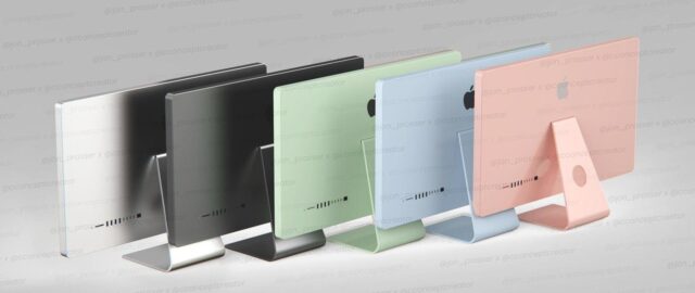 Prosser: iMac 2021 w pięciu kolorach, Mac Pro z Apple Silicon trochę większy od Mac Mini