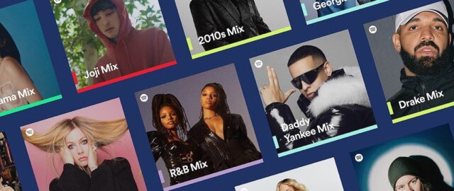 Spotify wprowadza spersonalizowane listy odtwarzania z ulubionymi wykonawcami, gatunkami i dekadami