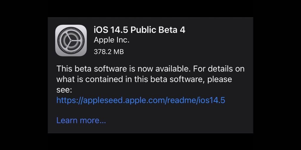 Apple udostępnia publicznym testerom czwartą wersję beta iOS 14.5
