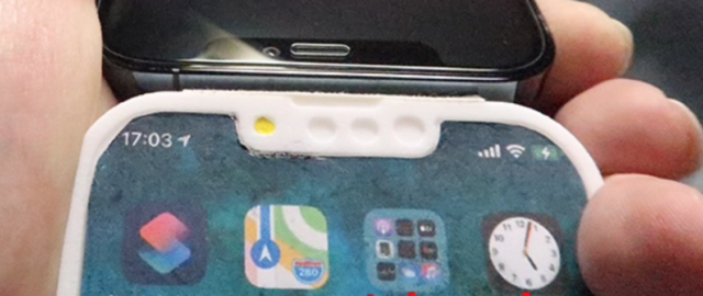 Makieta iPhone’a 13 Pro pokazuje mniejsze wycięcie, przesunięty otwór słuchawki i przedni aparat