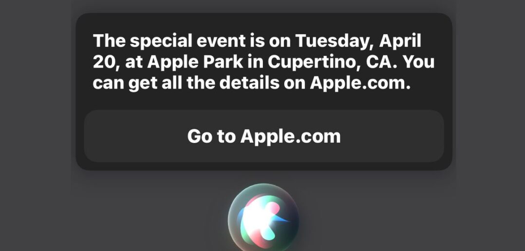 Apple Event SIRI
