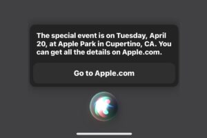 Apple Event SIRI