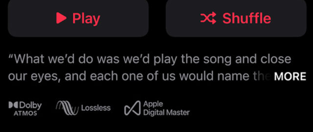 Dźwięk przestrzenny i dźwięk bezstratny w Apple Music w iOS 14.6