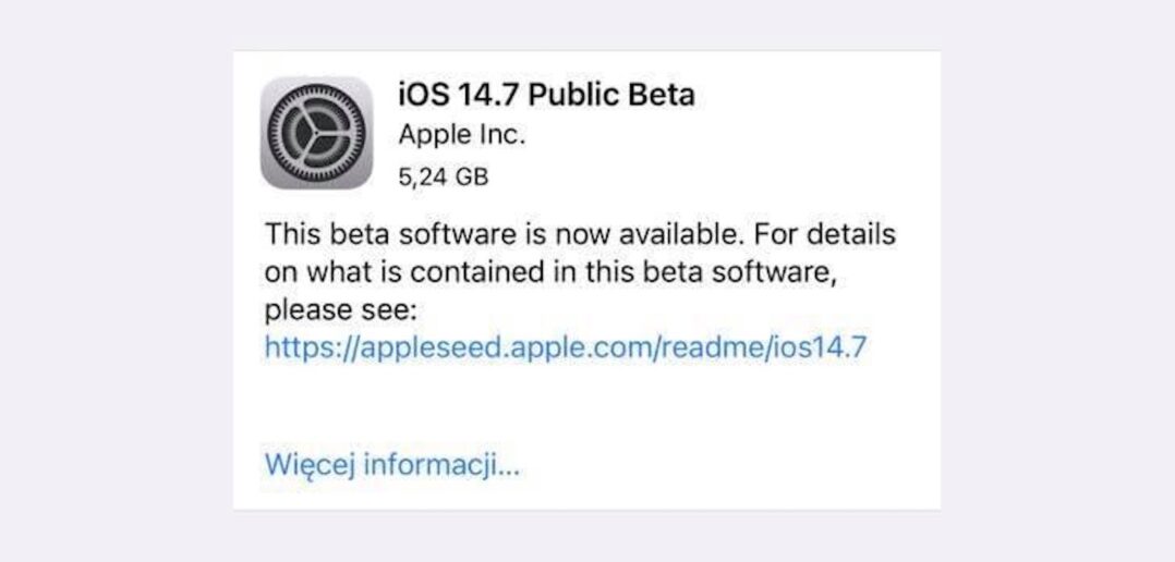 iOS 14.7 public beta 1