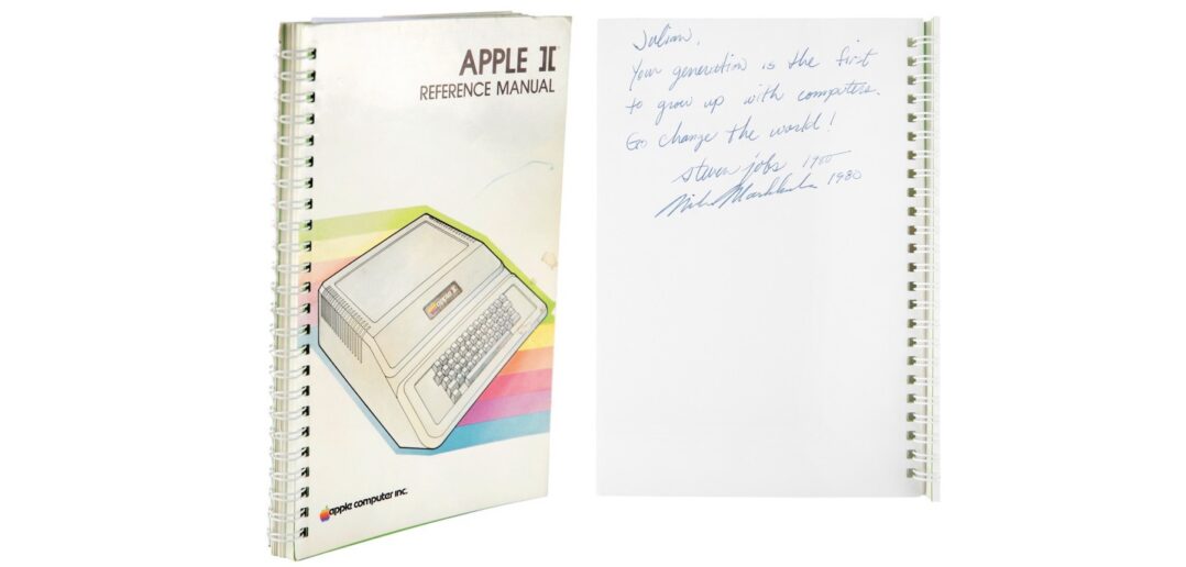 intrukcja Apple II na aukcji