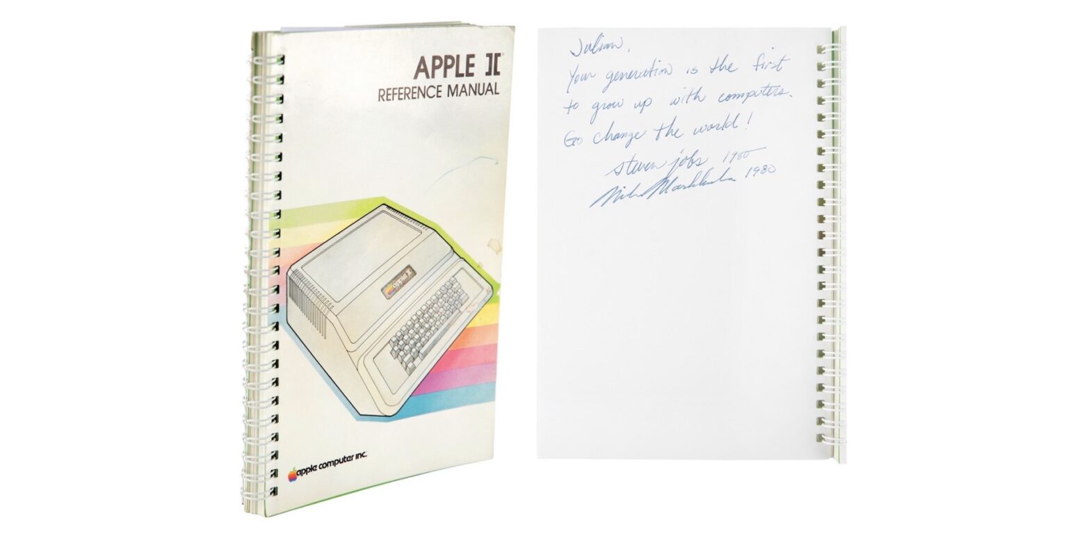 intrukcja Apple II na aukcji