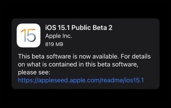 iOS 15.1 beta2