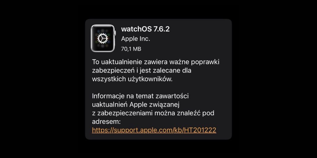 watchOS 7.6.2