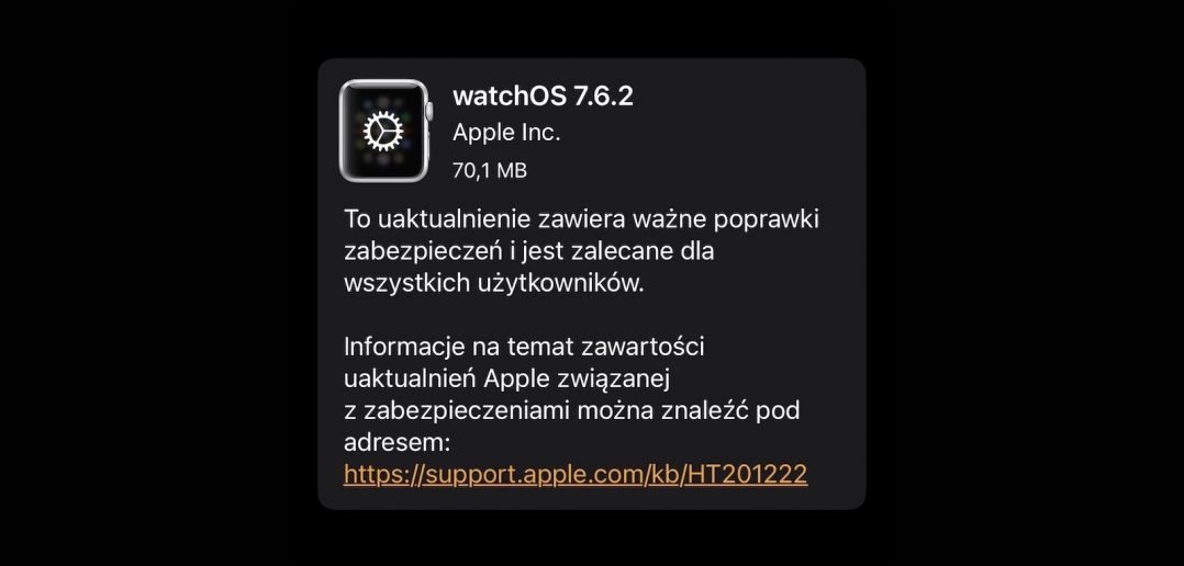 watchOS 7.6.2