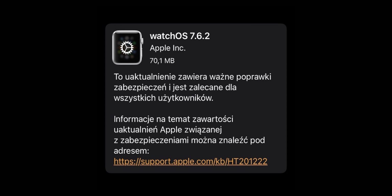 watchOS 7.6.2