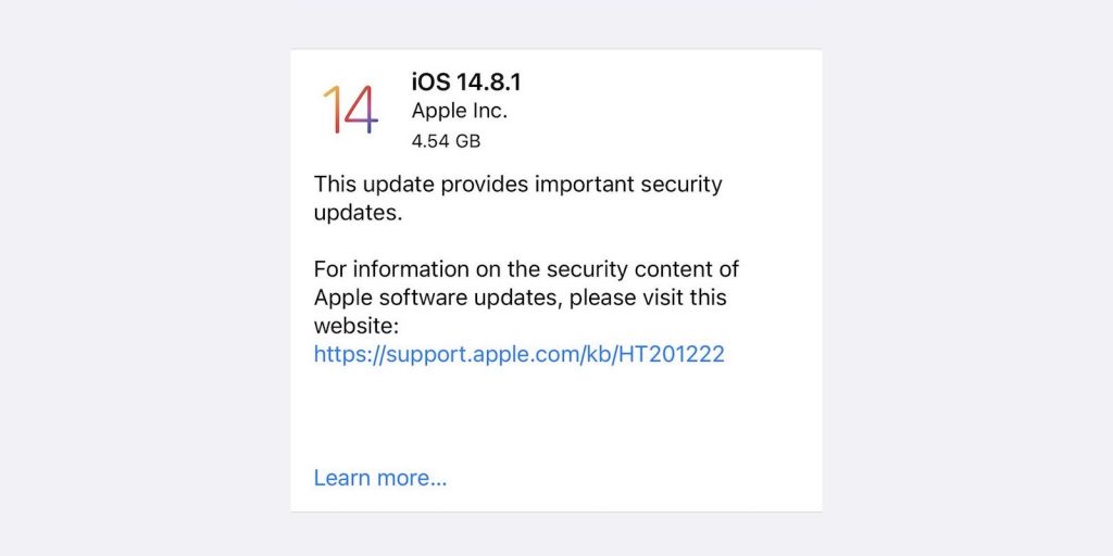iOS 14.8.1