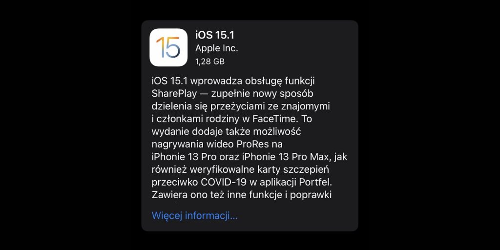 iOS 15.1
