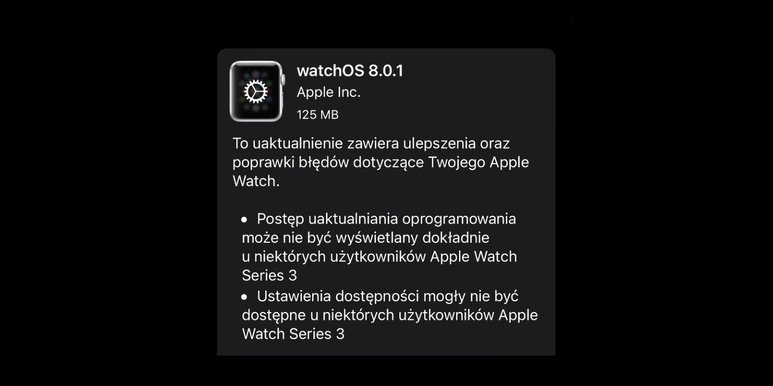 watchOS 8.0.1