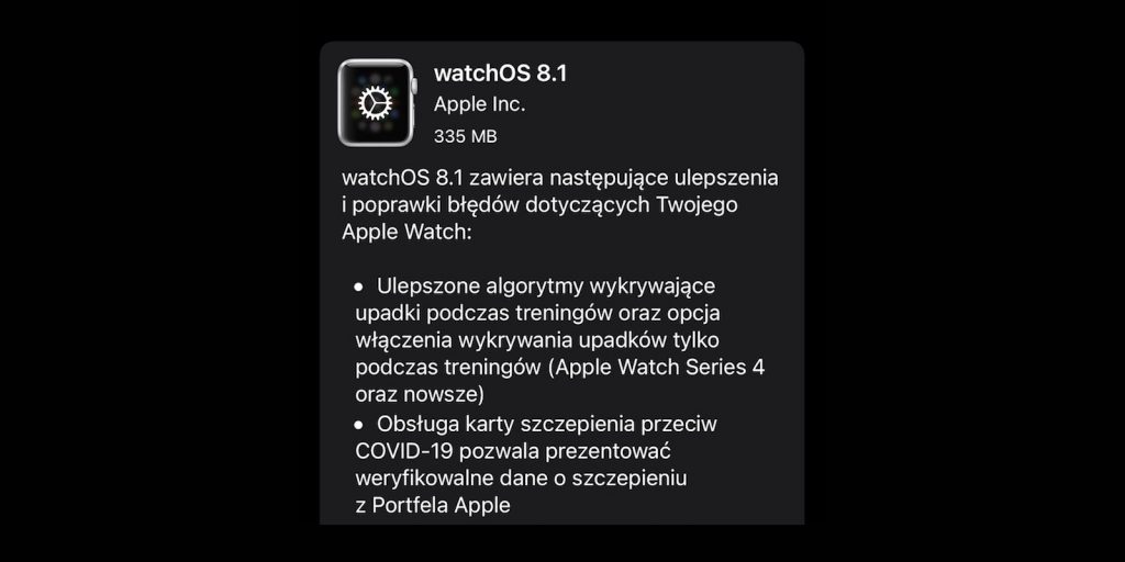 watchOS 8.1