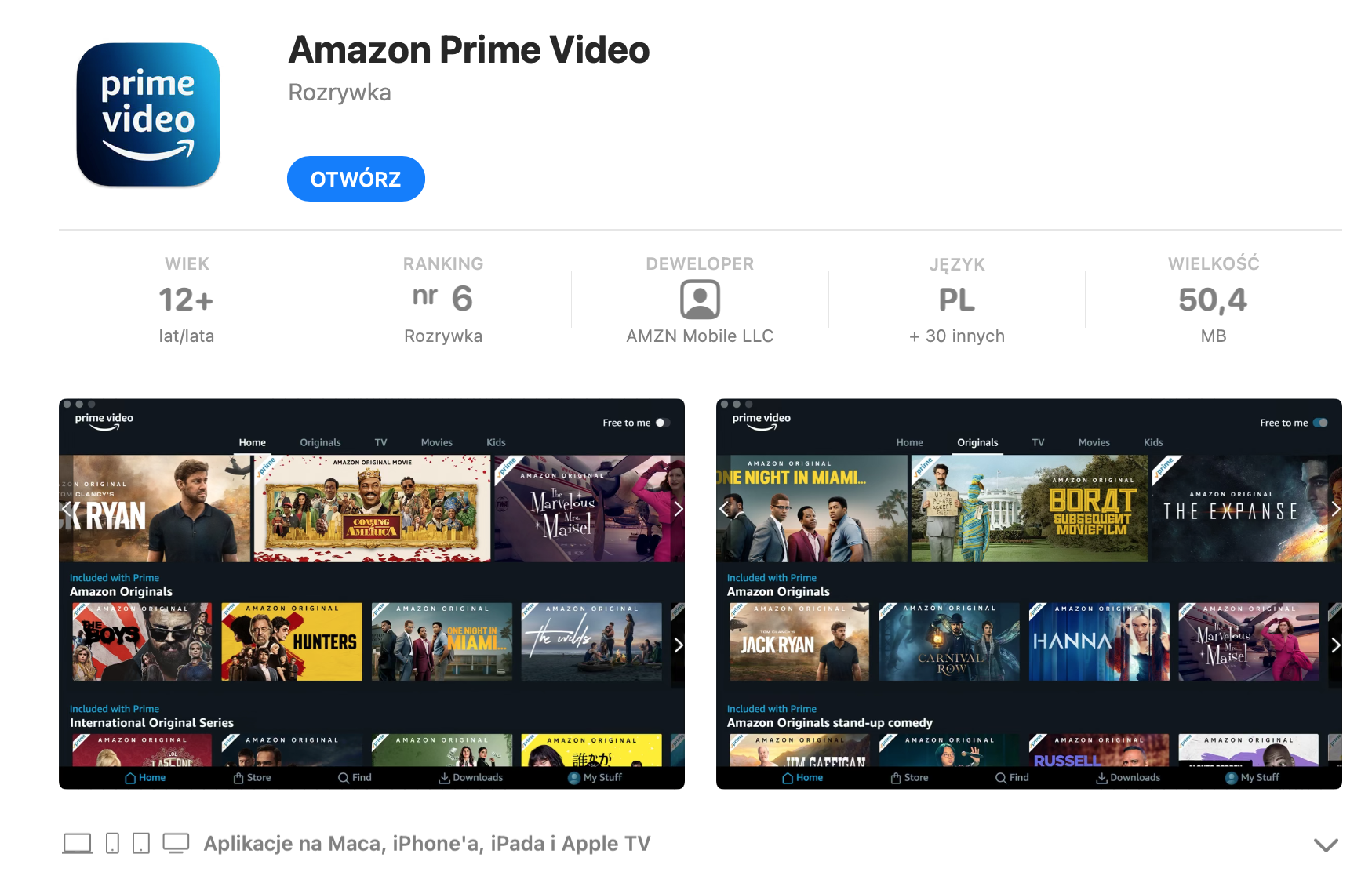 Amazon Prime Video Mac