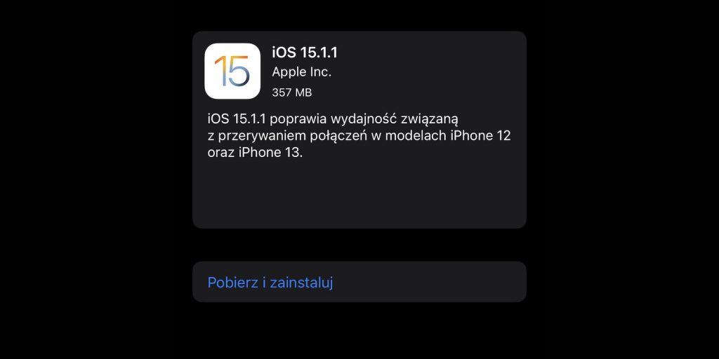 iOS 15.1.1