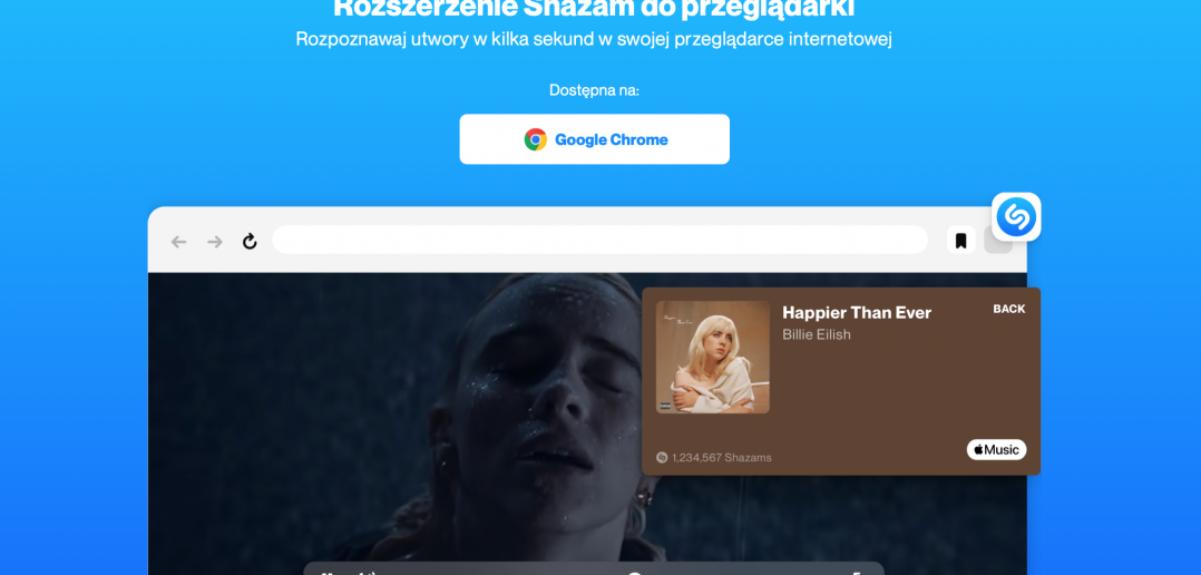 Shazam-Chrome-rozszerzenie
