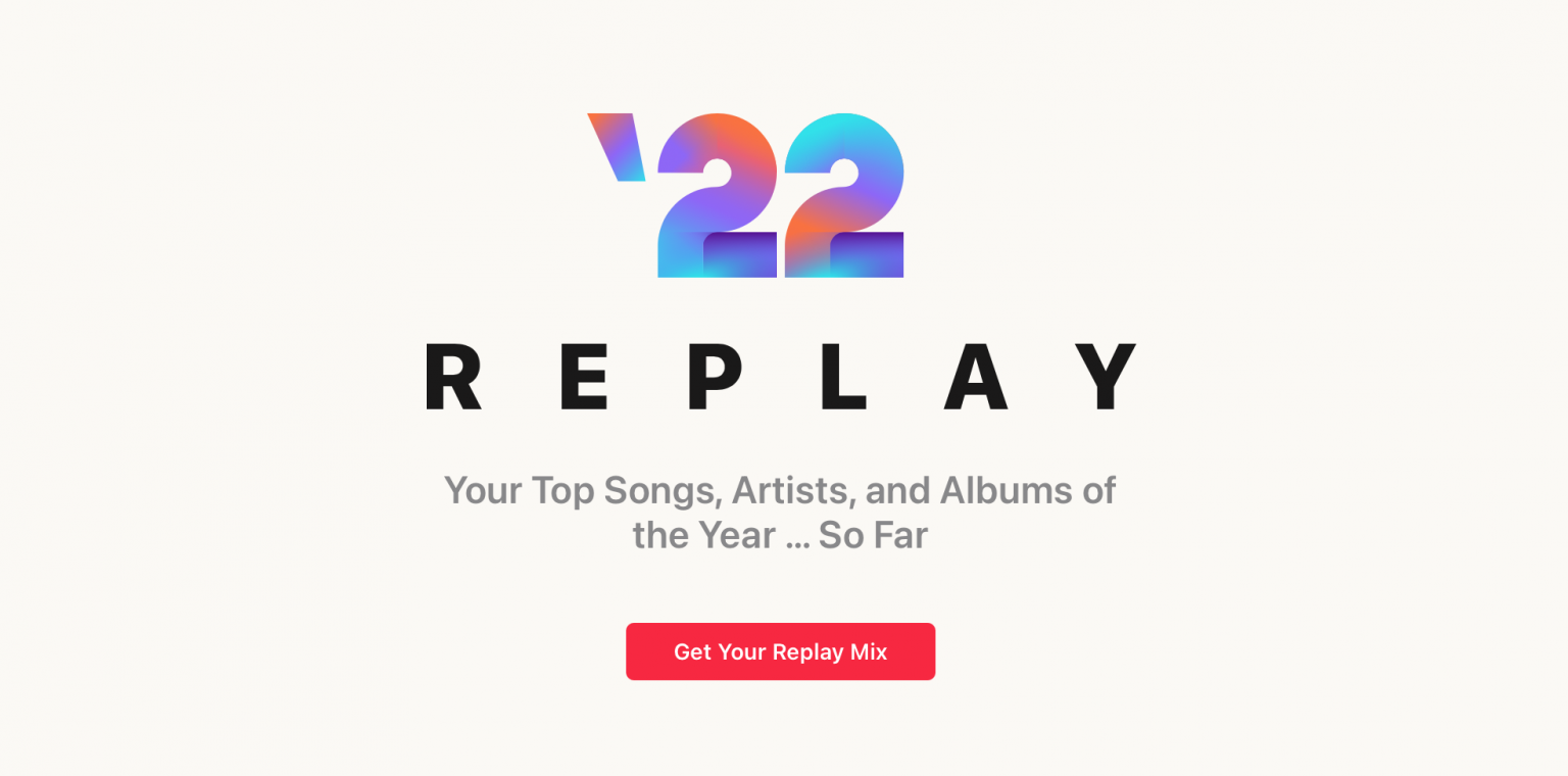 Replay 2022 Apple Music