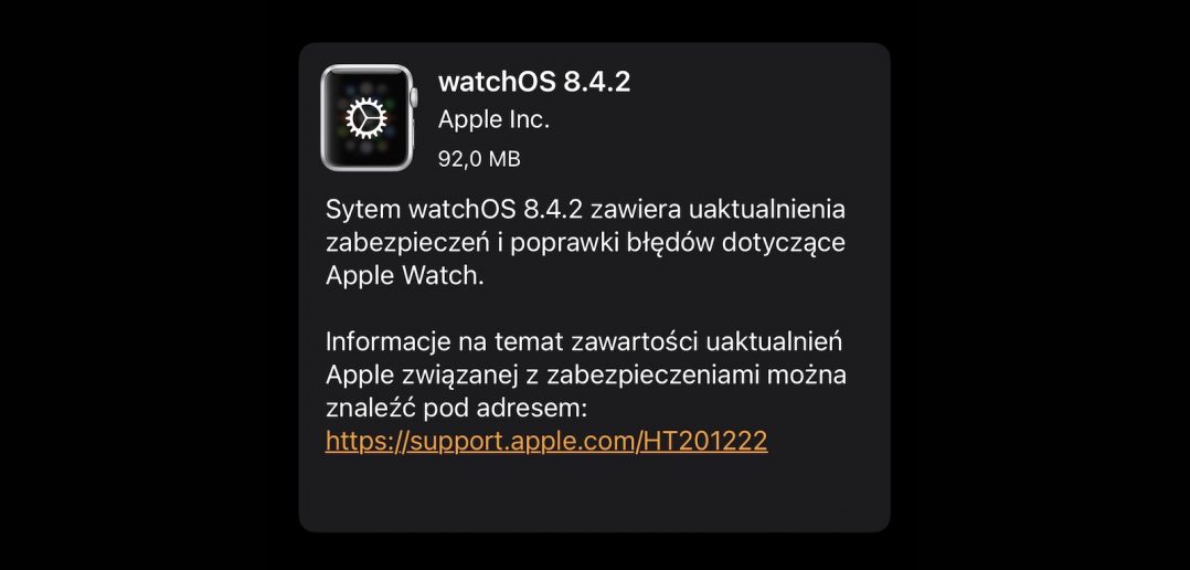 watchOS 8.4.2