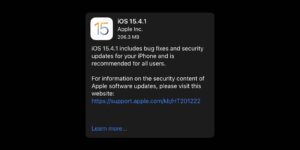 iOS 15.4.1