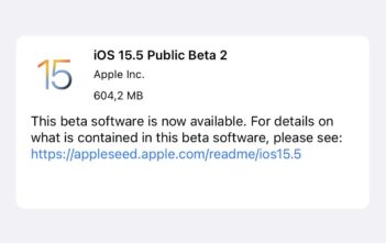 iOS 15.5 beta 2