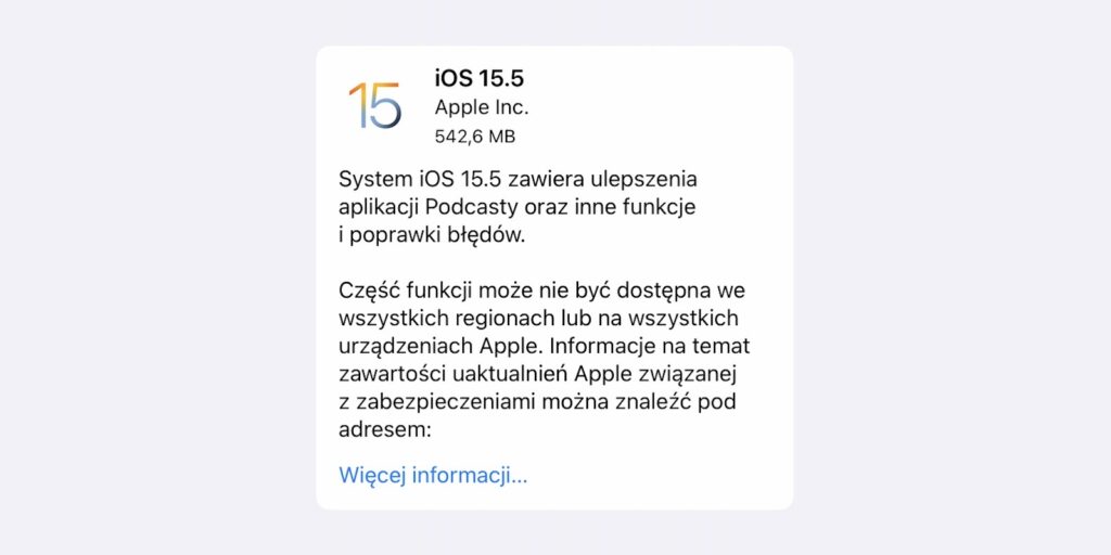 iOS 15.5