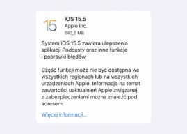 Apple wypuszcza oficjalnie iOS 15.5 i iPadOS 15.5