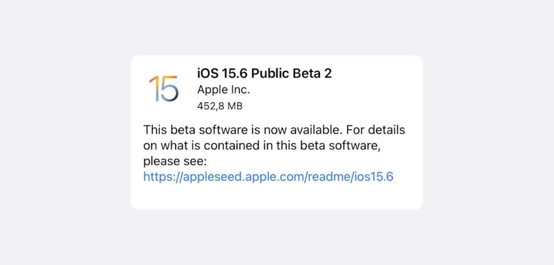 iOS 15.6 beta 2