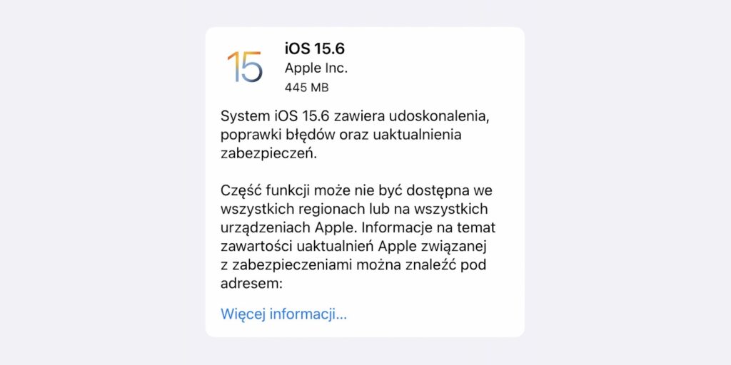 iOS 15.6