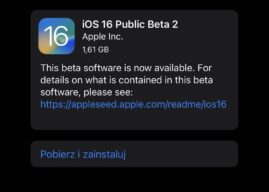 Apple wypuszcza drugie publiczne wersje beta iOS 16 i iPadOS 16