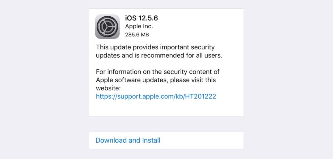 iOS 12.5.6