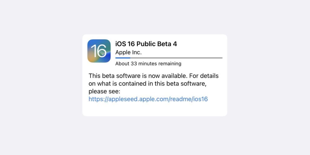 iOS 16 beta 4