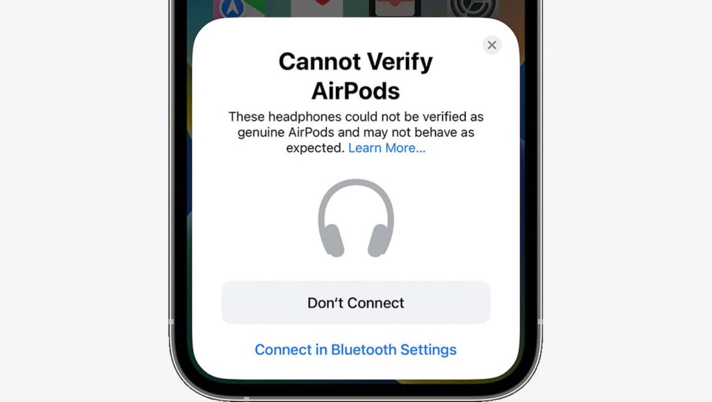 iOS-16-podrabiane-AirPods-Alert