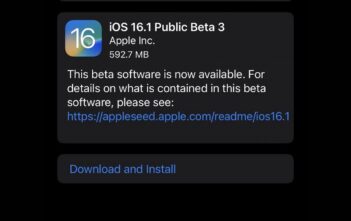 iOS 16.1 beta 3