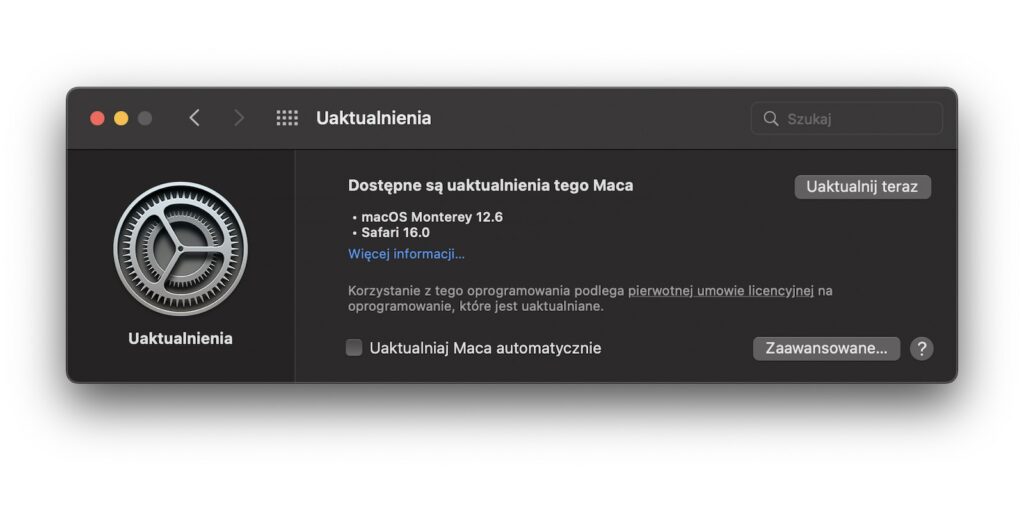 Apple wydaje macOS Monterey 12.6 z aktualizacjami zabezpieczeń macOS Monterey 12.6